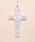 Ceramic Cross with Praying Girl Wall Decor, Religious Décor, Religious Gift, Church Décor, Baptism Gift